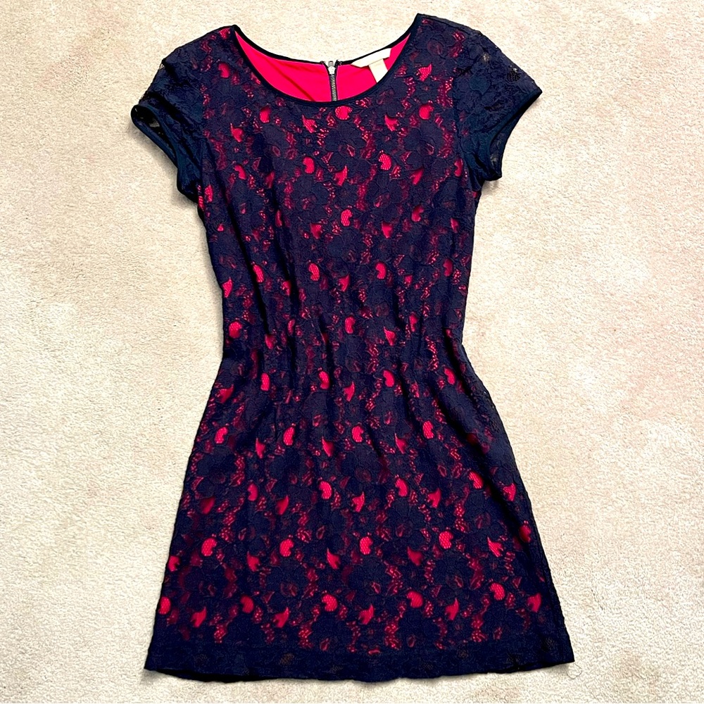 Banana Republic Eyelit Mini Dress